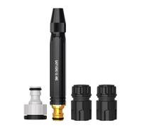 High Pressure Washer Nozzle - Adjustable Water Sprayer, High Pressure Hose Nozzle with Booster and 3 Spray Patterns for Car Washing, Garden Irrigation, Patio Cleaning and Household Outdoor Tasks