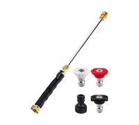 High Pressure Washer Tools - High Pressure Washer Wand Cleaning Tool | Adjustable Spray, Ergonomic Handle Device | Three Mode Power Nozzle Quick Connector Kit, Non Slip Outdoor Cleaning Solution F