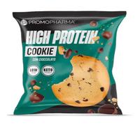 High Protein Cookie - Cookie proteico a basso contenuto di zuccheri con gocce di cioccolato - Snack proteico - High Protein Food - Monoporzione da 45 g
