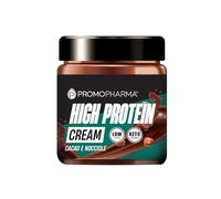 High Protein Cream - Crema Proteica Spalmabile Keto Cacao e Nocciole - Ricca di Proteine e Low Carb - Ideale per Dieta Chetogenica - High Protein Food - 200 g