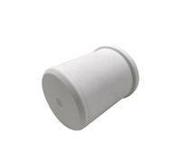 High Purity Quartz Casting Crucible for Metal Melting - 1-4KG Ceramic Shield Gold Melting Cup for Jewelry Tools(C.CC.2000B with-hole)