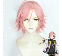 High Quality Ensemble Stars Oukawa Kohaku Pink Short Heat Resistant Synthetic Wig Pelucas Anime Costume Cosplay Wigs