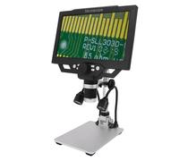 High-Resolution 9 Inch LCD Microscope 12MP 1600X 1080P Coin Magnifier for Rocks