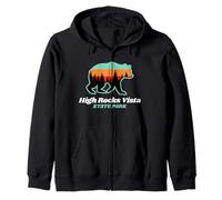High Rocks Vista Pennsylvania Family - Orso escursionistico Felpa con Cappuccio