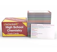 High School Chemistry Study Cards: Chemistry Prep and Practice Test Questions [Full Color Cards]