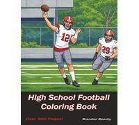 High School Football Coloring Book