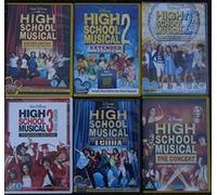 HIGH SCHOOL MUSICAL COLLECTION DVD'S x6: 1 ENCORE EDITION + 1 REMIX EDITION + 2 EXTENDED EDITION + 2 DANCE EDITION + 3 EXTENDED EDITION + THE CONCERT