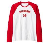 High School Musical Wildcats 14 Maglia con Maniche Raglan