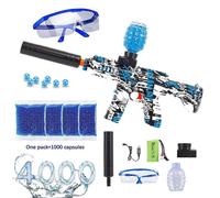High-speed automatic splash ball toy 7-8mm dry water bullet electric shooting high-speed continuous fire water gun M416 water gun suitable for outdoor