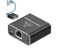High Speed Ethernet, Gigabit Internet Splitter, 1 to 2 Lan Switch, 1000mbps Ethernet Divider, Gigabit Internet con cavo di alimentazione USB, Lan Splitter per Cat 5 5e 6 7 8 Cable Networking Usage