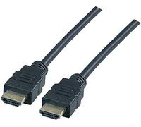 High-Speed HDMI Connection Cable with Ethernet, Type A Male - Type A 4K30Hz, Bla