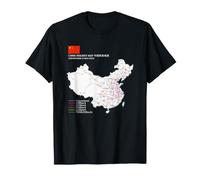 High-Speed Train Railway - Souvenir Route Map China Maglietta