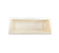 High Strength Alumina Crucible for Melting and Casting - 2-100ml Industrial Rectangular Crucible, 1pc(50x20x15mmx7)