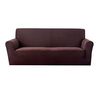 High Stretch Milk Silk Sofa Cover for 1-5 Seater Couch Solid Color Pet-Friendly Slipcover Anti-Slip for Living Room Coffee ColorCushion Protector