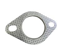 High Temp Exhaust Gasket - Replacement Sealing Pad 2 Bolt Flange Gasket | Stainless Steel Graphite Engine Leak Repair, Vehicle Maintenance Part, Automobile Parts for Down Pipe Exhaust Pipes Car Modif