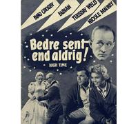 High Time Bing Crosby Fabian Tuesday Weld 1960 Vintage Old Danish Movie Program