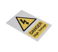 High Voltage Segnale di Pericolo 200 x 300mm - Sealey HVSA4 Nuovo