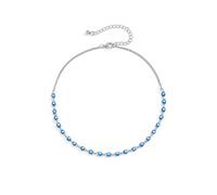 High Waisted Chain Bikini, Waist Body Chains for Women Simple Star Belly Chain for Women Sexy Belts(Necklaceblue Silver)