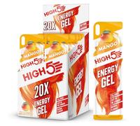 HIGH5 Energy Gel a sgancio rapido Energy On The Go dal succo di frutta naturale (mango, 20 x 40 g)