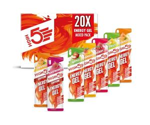 High5 Energy Gel Taster Pack Contenente Gel Con Caffeina - 870 Gr