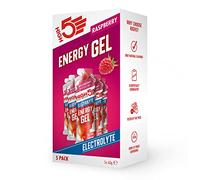 HIGH5 Gel energetici con elettroliti, gel sportivi a sgancio rapido per massime prestazioni, succo di frutta naturale e senza caffeina, per corsa, ciclismo, resistenza (lampone, 5 x 60 g)