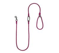 High5Dogs, Guinzaglio ergonomico per Cani, Leggero e Durevole, Ideale per Passeggiate in Mezzo Urbano o Natura, Lunghezza 140 cm, Colore Rosa, Modello Leisure Clic