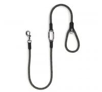 High5Dogs, Guinzaglio in Nylon Resistente per Cani, 140 cm, Design Elegante e Confortevole, Clip Robusta per Un Fissaggio rapido, Ideale per Passeggiate, Nero, 7 mm, Modello Leisure Clic
