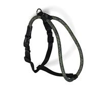 High5Dogs, Imbracatura ergonomica per attività all'Aria Aperta, Regolabile da 60 a 76 cm, Spallacci Imbottiti, Design Moderno, Colore Nero, Taglia M, Modello Leisure Rope