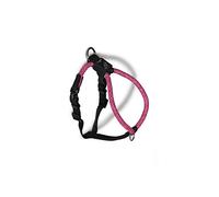 High5Dogs, Imbracatura ergonomica per Cani, Leggera e Resistente, Regolabile da 29 a 37 cm, Design Moderno ed Elegante, Colore Rosa, Taglia XXS, Modello Leisure Rope