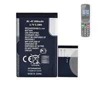 HIGHAKKU Batteria di ricambio BL-4C compatibile con Brondi Amico Flip+ NO: W3 telefono cellulare smartphone telefono