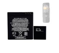 HIGHAKKU Batteria di ricambio BL-5K compatibile con No-kia N85 N86 C7 BL5K