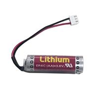 HIGHAKKU Batteria di ricambio ER6C AA ER6C 3.6V compatibile con PLC FX2N-128MR FX2N-48MT FX1N PLC MAXELL F2-40BL