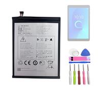 HIGHAKKU Batteria di ricambio per tablet PC TLp040J1, TLP040K7 compatibile con Alcatel 1T 8082, A30 Tablet 4G LTE 9024W, Joy Tab 9029Z con strumenti