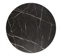 Highcovercaps Coperture autoadesive per fori per viti, 700 pezzi/5 fogli, 12 mm, adesivi impermeabili per mobili (pietra grigia nera)