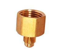 highcraft G46S-3812 - Adattatore riduttore per tubo flare x femmina 3/8" O.D. x 1/2" FIP Connessioni in ottone