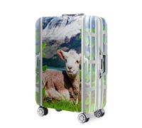 Highdi 18-32 Pulgadas Funda para Maletas, Elasticidad Funda Maleta Estampado Animal en 3D, Anti-Polvo Cubierta de Equipaje, Anti-Rasguños Funda Protectora Maletas (Pecora,XL)