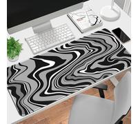 Highdi Alfombrilla Ratón XXL/XL,Abstracción Alfombrilla Gaming con Base de Goma Antideslizante,Grande Desk Mat Alfombrilla Raton,para Gamers,PC y Portátil,Protector (300 * 800 * 2mm,Astratto 8)