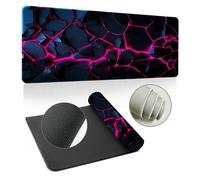 Highdi Alfombrilla Ratón XXL/XL,Geometria Alfombrilla Gaming con Base de Goma Antideslizante,Grande Desk Mat Alfombrilla Raton,para Gamers,PC y Portátil,Protector Escritorio (600 * 1200 * 2mm,Rosa)