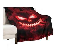 Highdi Coperta Halloween in Flanella (Stile 101,200x152cm) | Morbido Plaid, Coperta Soffice e Calda per Arredamento Autunnale, Divano, Letto e Feste a Tema Spettrale. Lavabile Lavatrice
