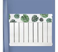 Highdi Copertura per Radiatore Verticale in Tessuto, Copertura per Radiatore Termosifone Decorativa Protezione Efficace Contro la Polvere Copri Caloriferi (Foglia di tartaruga,L60*W40cm)