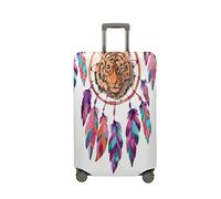 Highdi Copri Valigia, Modello Tigre Copri Valigia Grande, Coprivaligia 18-32 Pollici Elastico, Coperture per Valigie Antipolvere Lavabile per, Viaggi, Business (Cacciatore di sogni,XL (30-32 pollici))