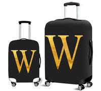 Highdi Copri Valigia, Stile Lettera Semplice Copri Valigia Grande, Coprivaligia 18-32 Pollici Elastico, Coperture per Valigie Antipolvere Lavabile per, Viaggi, Business (W,M (22-24 pollici))