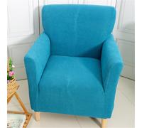 Highdi Copripoltrona con Braccioli in Tessuto Jacquard Elasticizzato, Copridivano 1 Posto Fodere per Poltrona Antiscivolo Antimacchia per Bar Soggiorno Camera da Letto Club (Lago Blu)