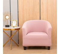 Highdi Copripoltrona Elasticizzato 1 Posto Chesterfield, Poltrona da Club Copridivano Jacquard Universale Lavabile Rimovibile per Bar Soggiorno Camera da Letto Reception (Rosa)