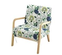 Highdi Copripoltrona in Spandex Elasticizzato Morbida con Stampa Floreale, Fodera per Poltrona con Braccioli in Legno per Soggiorno/Relax Reclinabile/Sedia a Dondolo (Girasole,1 Posto)