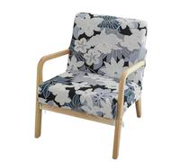 Highdi Copripoltrona in Spandex Elasticizzato Morbida con Stampa Floreale, Fodera per Poltrona con Braccioli in Legno per Soggiorno/Relax Reclinabile/Sedia a Dondolo (Fioritura,1 Posto)