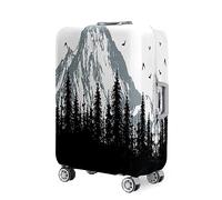 Highdi Stampa di Paesaggi Copri Valigia, Copri Valigia Grande, 18-32 Pollici Coprivaligia Elastico, Coperture per Valigie Antipolvere Lavabile per, Viaggi, Business (Montagne,M)