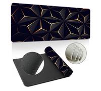 Highdi Tappetino Mouse XXL/XL, Tappetino Scrivania Gaming Grande Mouse Pad con Base Antiscivolo Tappeto Scrivania con Bordi Cuciti per Computer, PC, Laptop (Crepa 9,300 * 600 * 3mm)