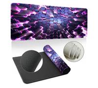 Highdi Tappetino Mouse XXL/XL, Tappetino Scrivania Gaming Grande Mouse Pad con Base Antiscivolo Tappeto Scrivania con Bordi Cuciti per Computer, PC, Laptop (Multicolore 5,300 * 700 * 2mm)