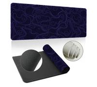Highdi Tappetino Mouse XXL/XL, Tappetino Scrivania Gaming Grande Mouse Pad con Base Antiscivolo Tappeto Scrivania con Bordi Cuciti per Computer, PC, Laptop (Linea di striscia 6,400 * 1000 * 3mm)